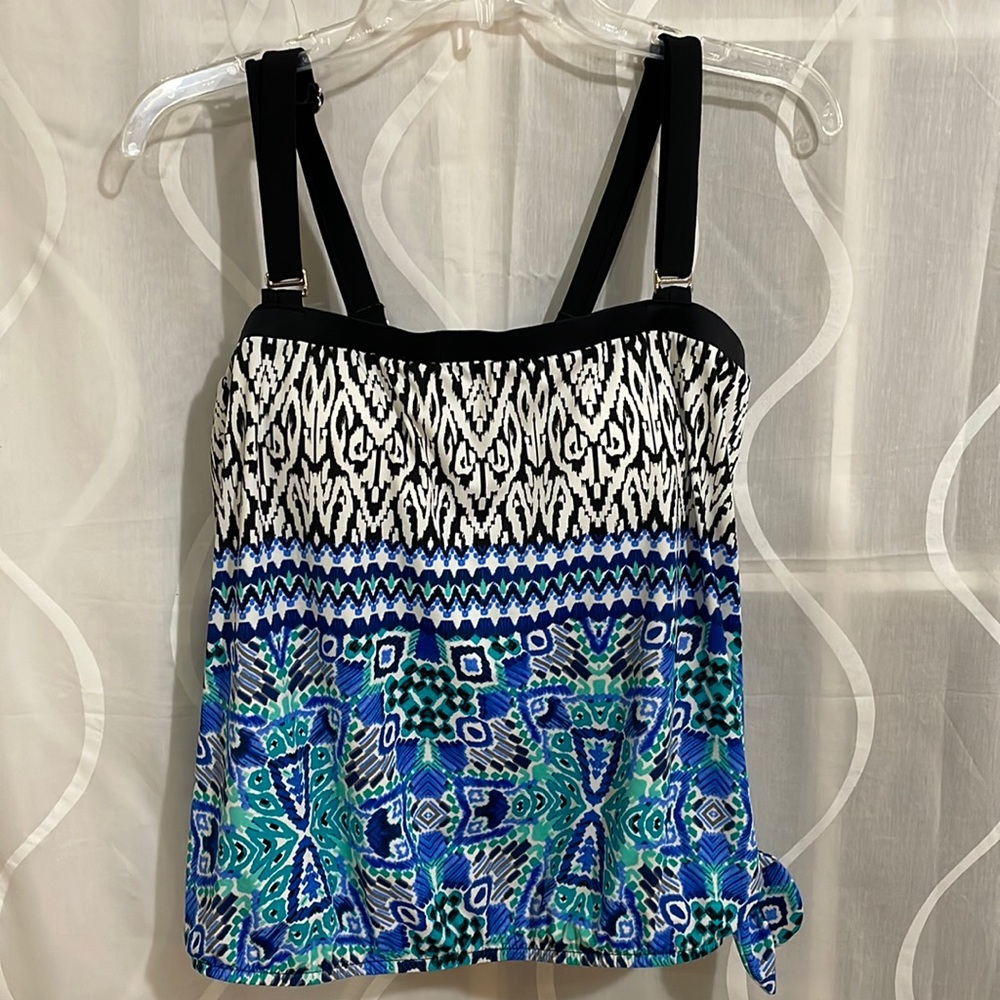 Maxine Of Hollywood Bathing Suit Top, Size 12